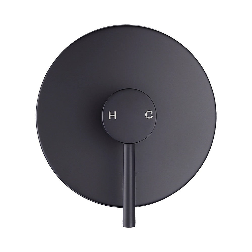 Shower Bath Mixer Tap Bathroom Electroplated Matte Black 7