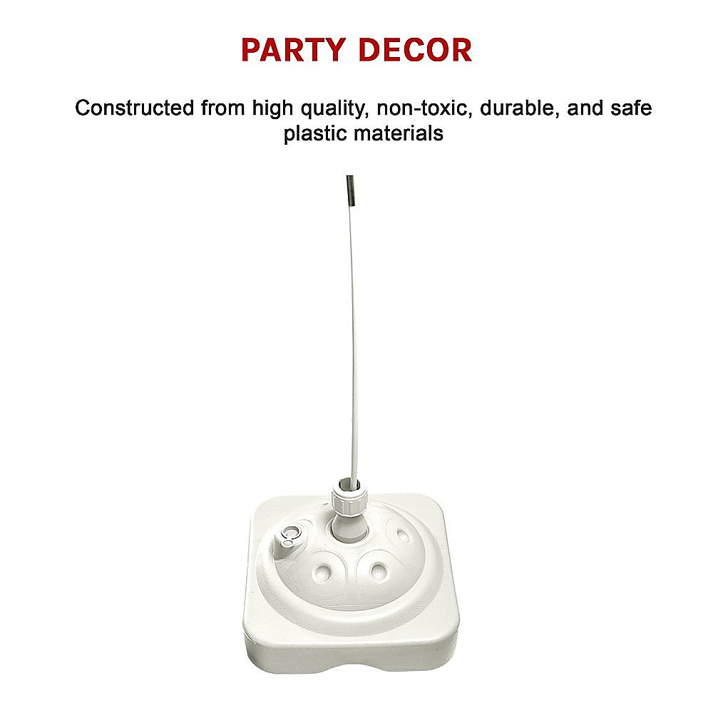 3x4m Full Set Balloon Arch Column Kit Floor Base Stand For Wedding & Party 10