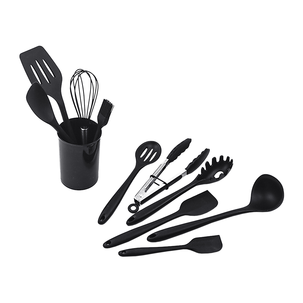 11pcs Kitchen Utensil Set Silicone Heat-Resistant Non-Stick Kitchen Utensils kit 4