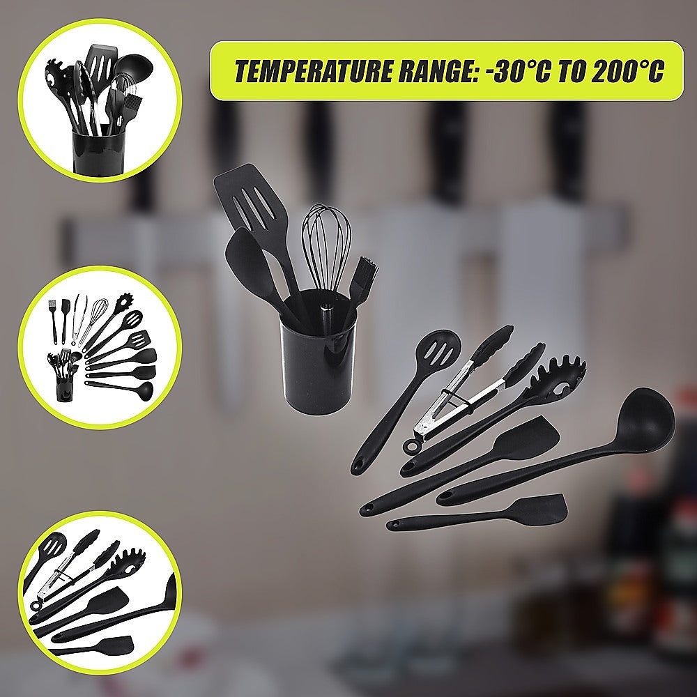 11pcs Kitchen Utensil Set Silicone Heat-Resistant Non-Stick Kitchen Utensils kit 7