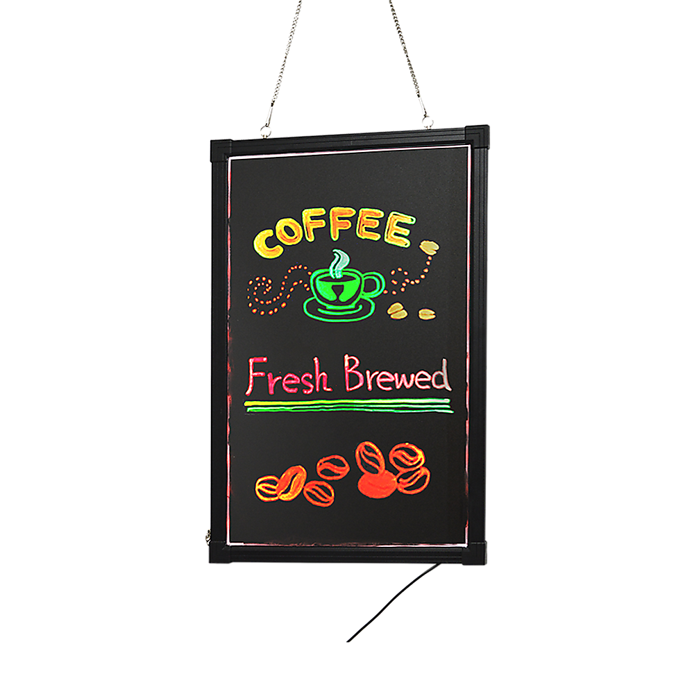 40x60cm LED Drawing Writing Board Fluorescent Light Up Sensory Play 4