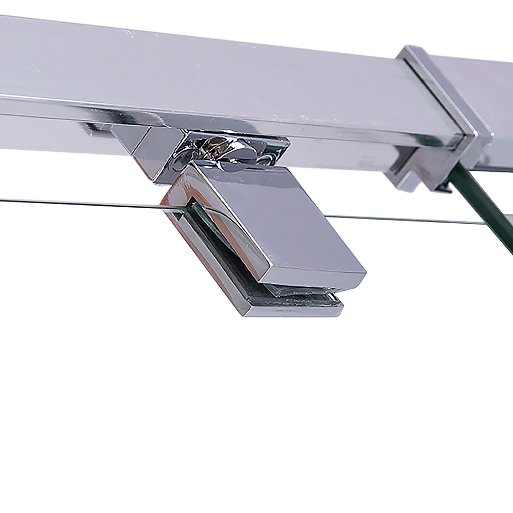 Adjustable Semi Frameless Shower Screen (98~106) x 195cm Australian Safety Glass 4