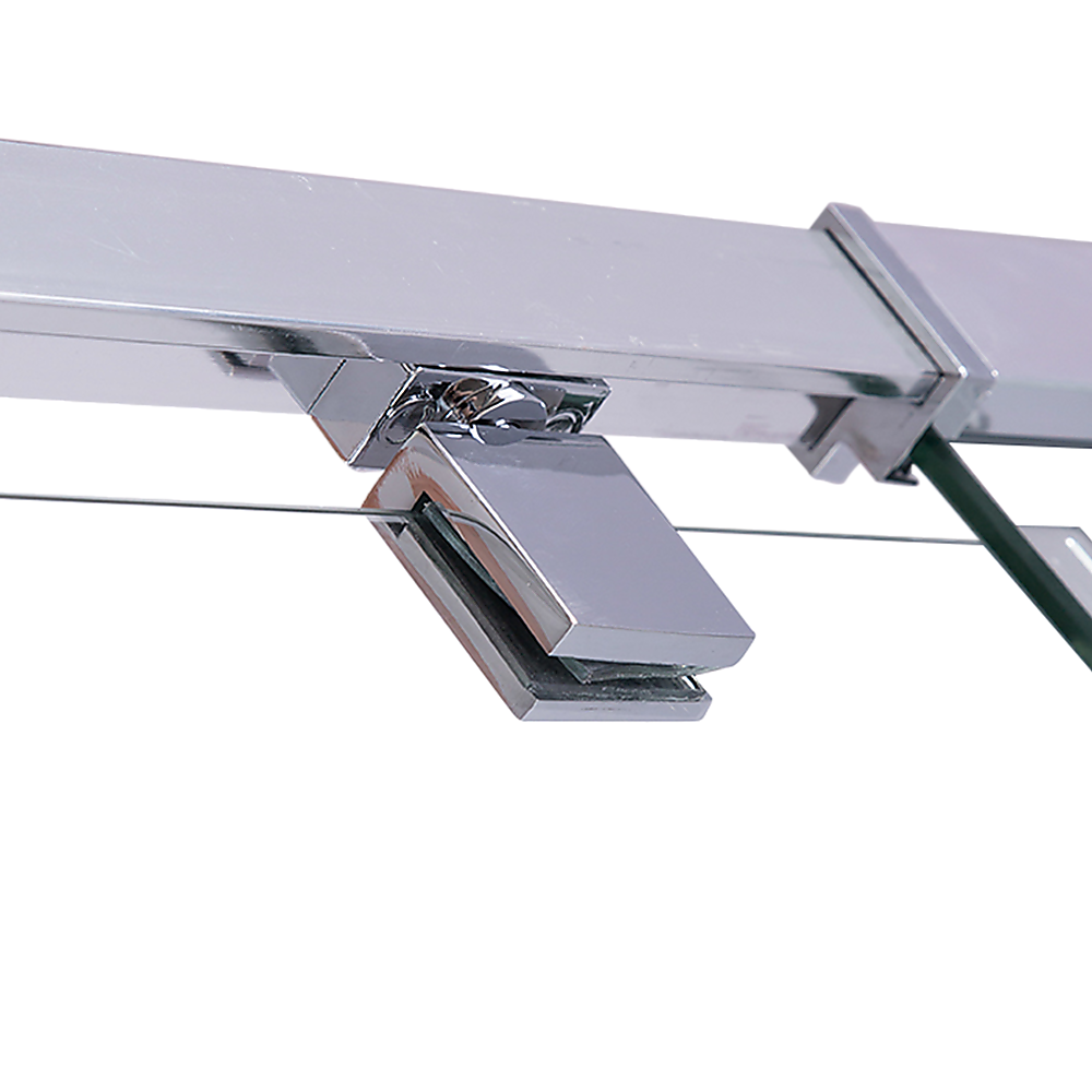 Adjustable Semi Frameless Shower Screen (74~82) x 195cm Australian Safety Glass 4