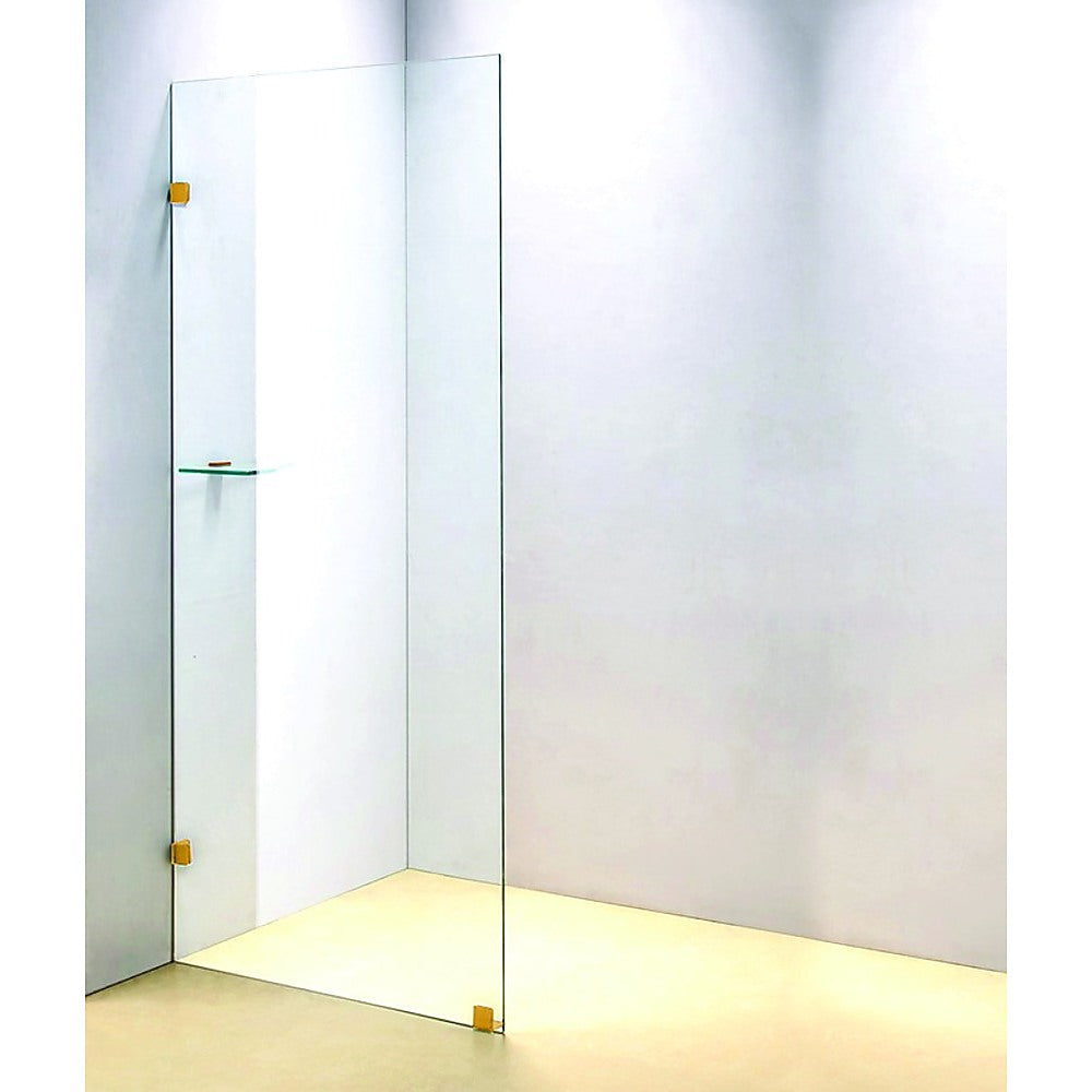800 x 2100mm Frameless 10mm Safety Glass Shower Screen 7