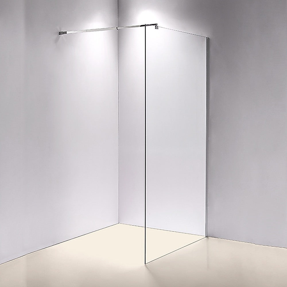 1100 x 2100mm Frameless 10mm Safety Glass Shower Screen 4