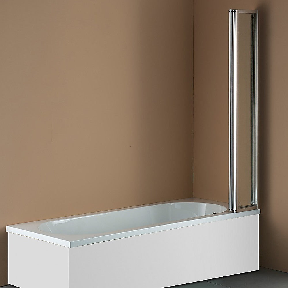 4 Fold Chrome Folding Bath Shower Screen Door Panel 1000 x 1400mm 7
