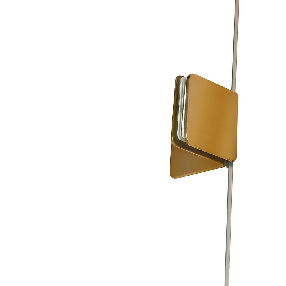 1000 x 900mm Frameless 10mm Glass Shower Screen By Della Francesca 6