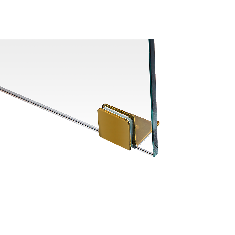 1000 x 1000mm Frameless 10mm Glass Shower Screen By Della Francesca 5