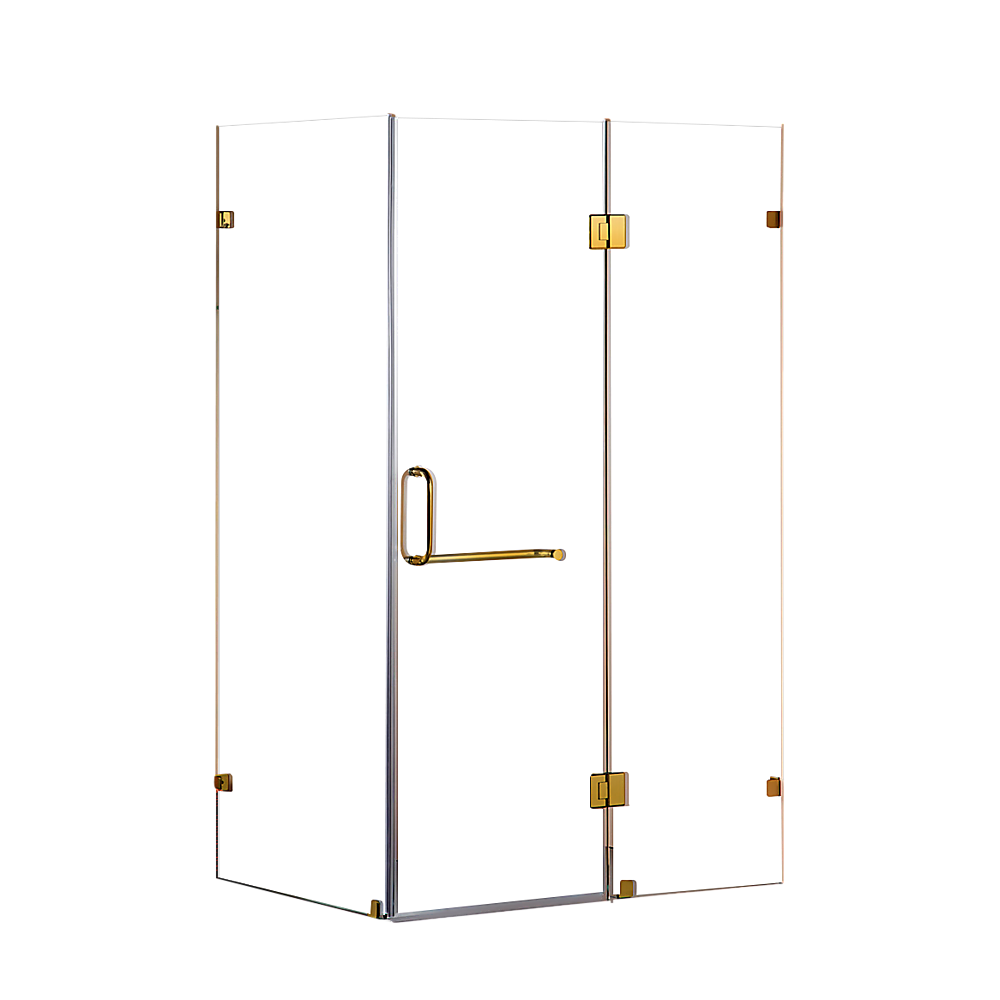 1200 x 1000mm Frameless 10mm Glass Shower Screen By Della Francesca 5