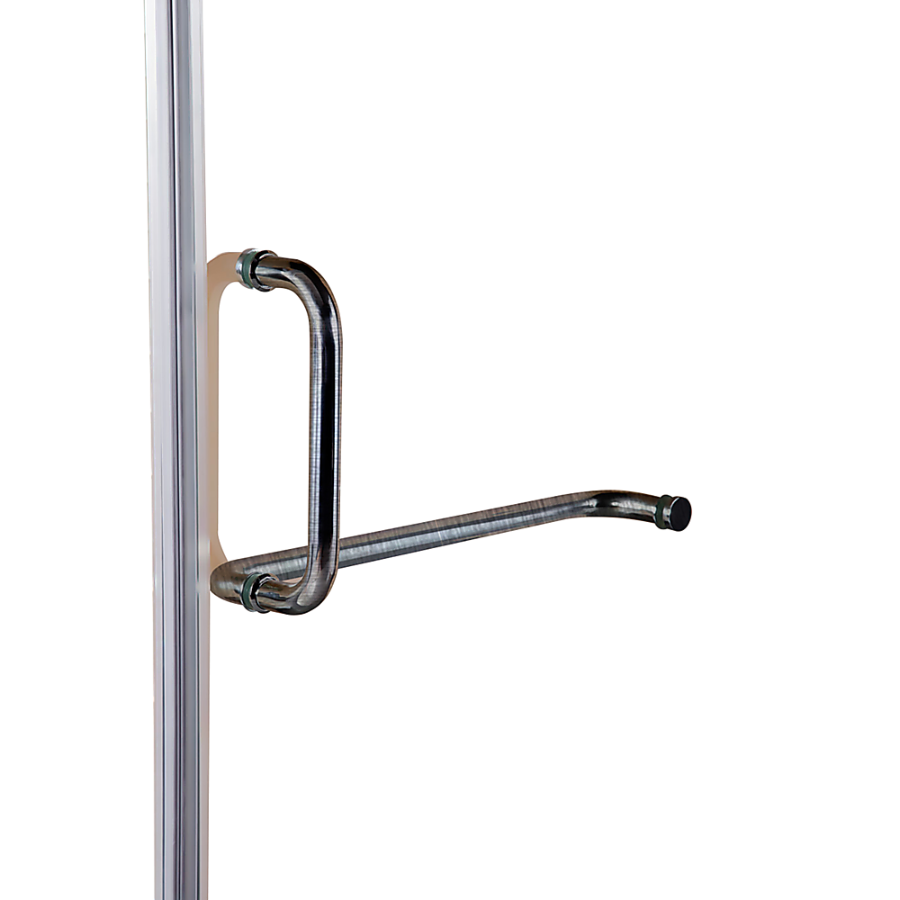 100 x 200cm Wall to Wall Frameless Shower Screen 10mm Glass By Della Francesca 7