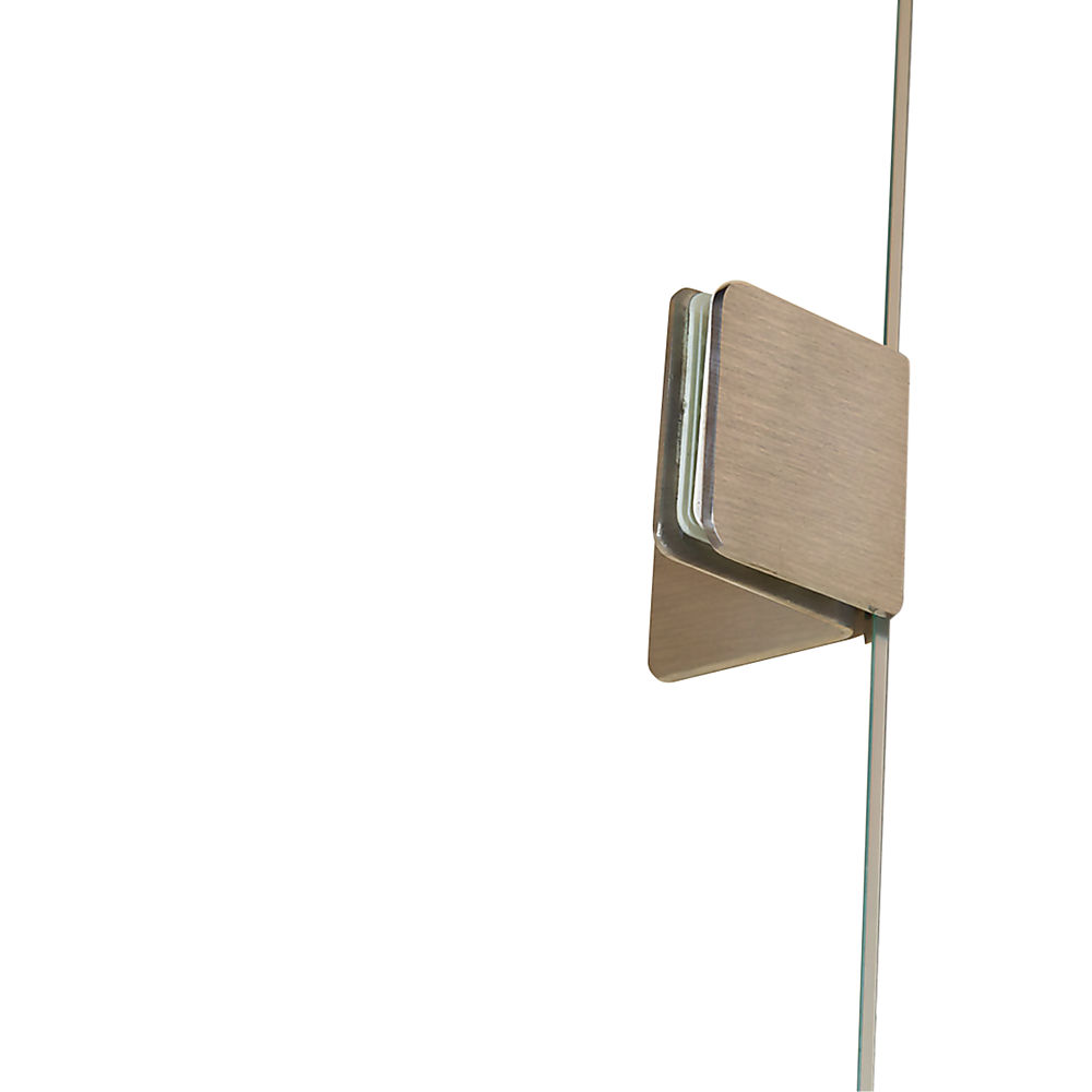 110 x 200cm Wall to Wall Frameless Shower Screen 10mm Glass By Della Francesca 5