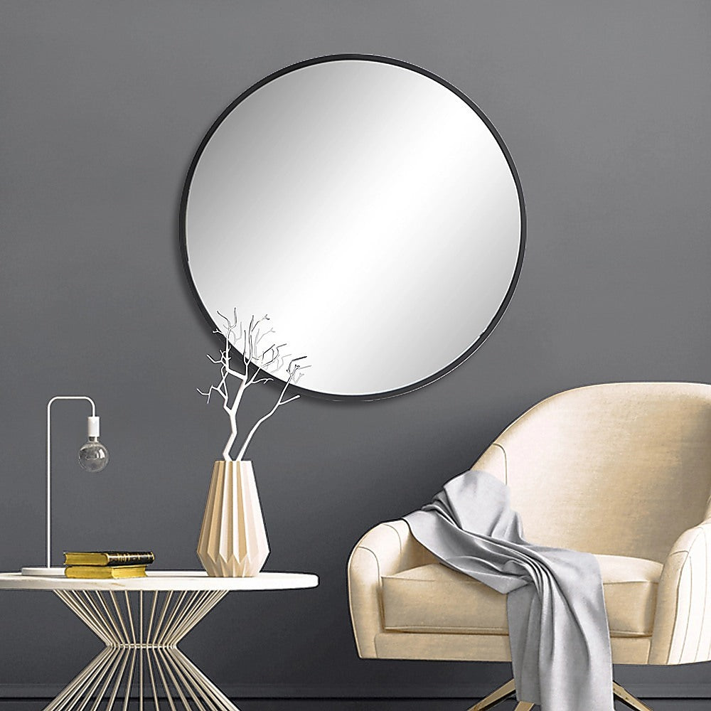 70cm Round Wall Mirror Bathroom Makeup Mirror by Della Francesca 6