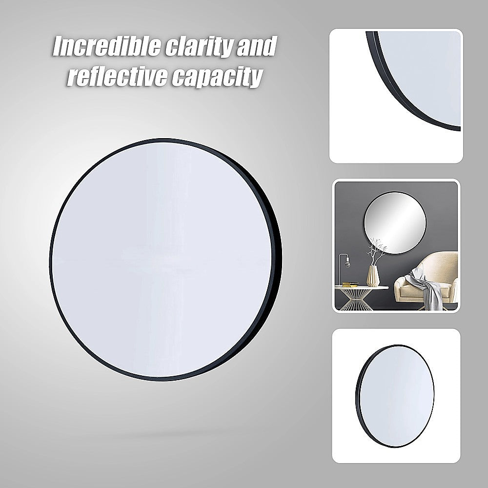 70cm Round Wall Mirror Bathroom Makeup Mirror by Della Francesca 8
