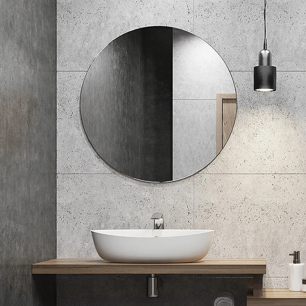 80cm Round Wall Mirror Bathroom Makeup Mirror by Della Francesca 6