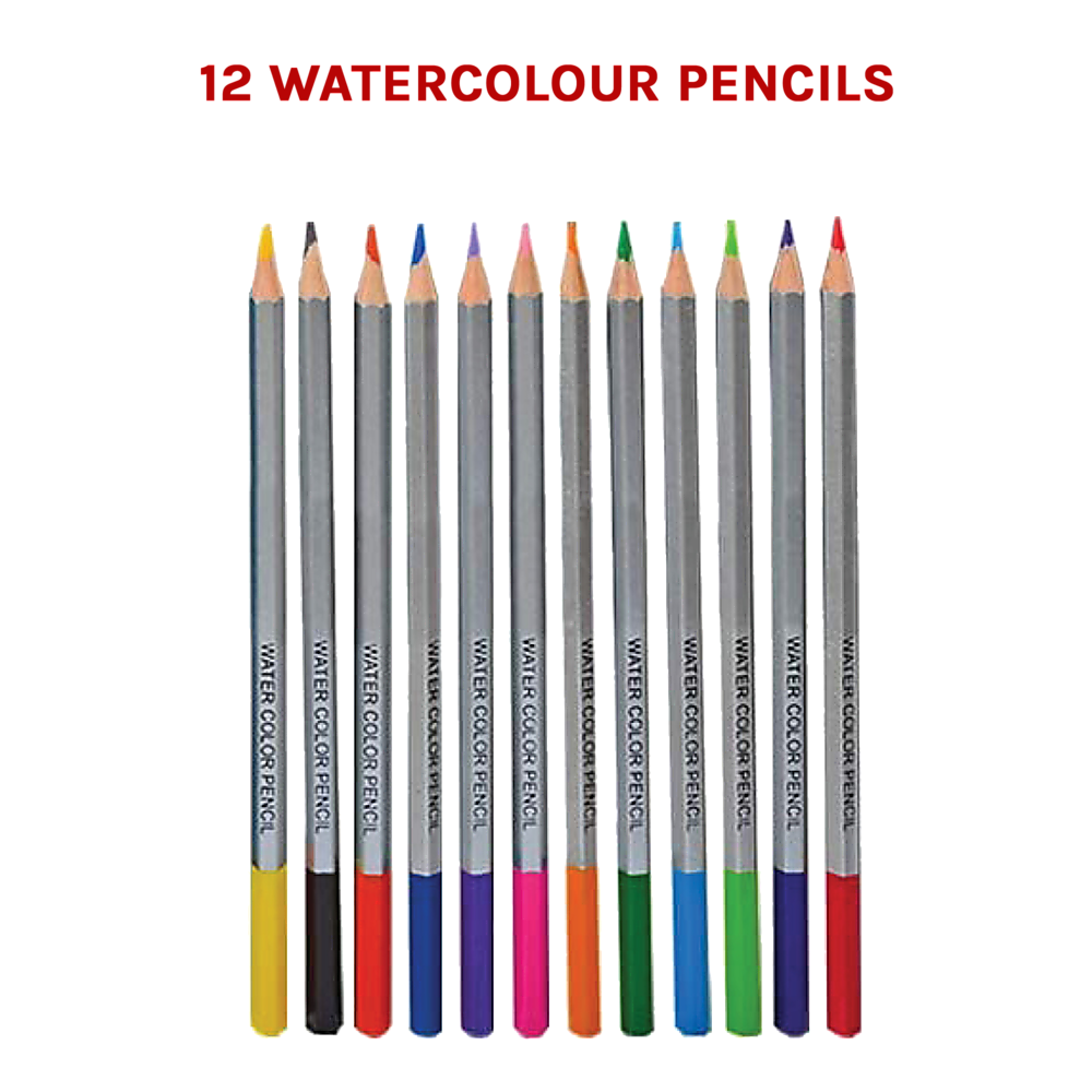 Art Sketch Pencils Oil Drawing Colouring Graphite Charcoal Pencil Set 72pcs/set 6