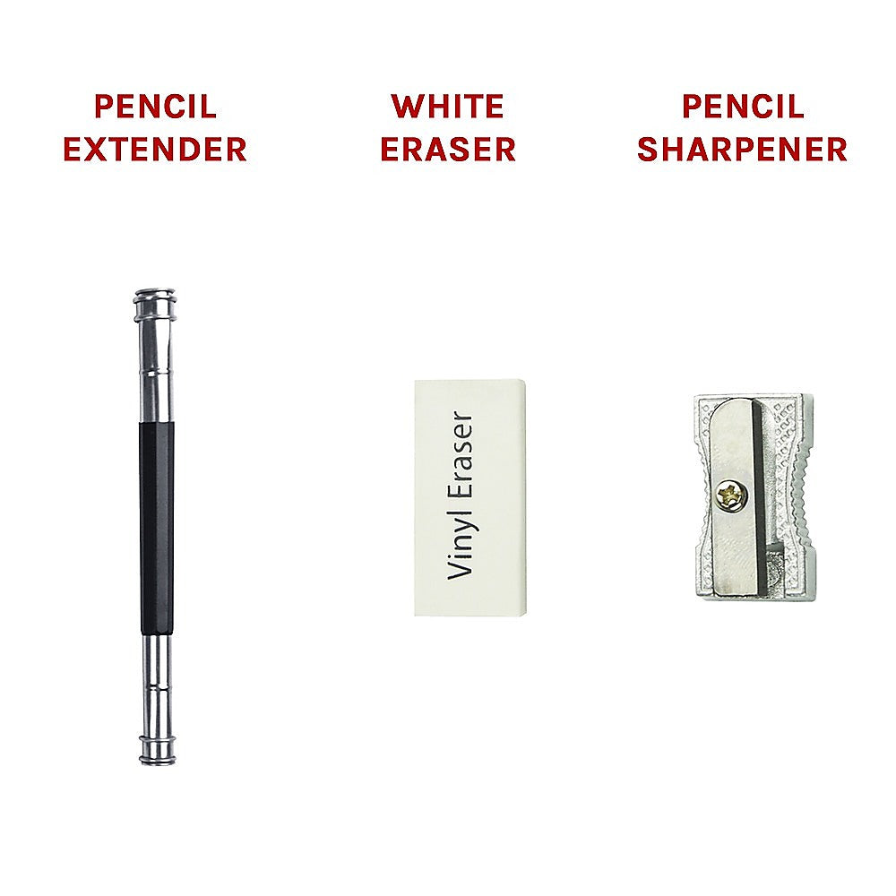 Art Sketch Pencils Oil Drawing Colouring Graphite Charcoal Pencil Set 72pcs/set 10