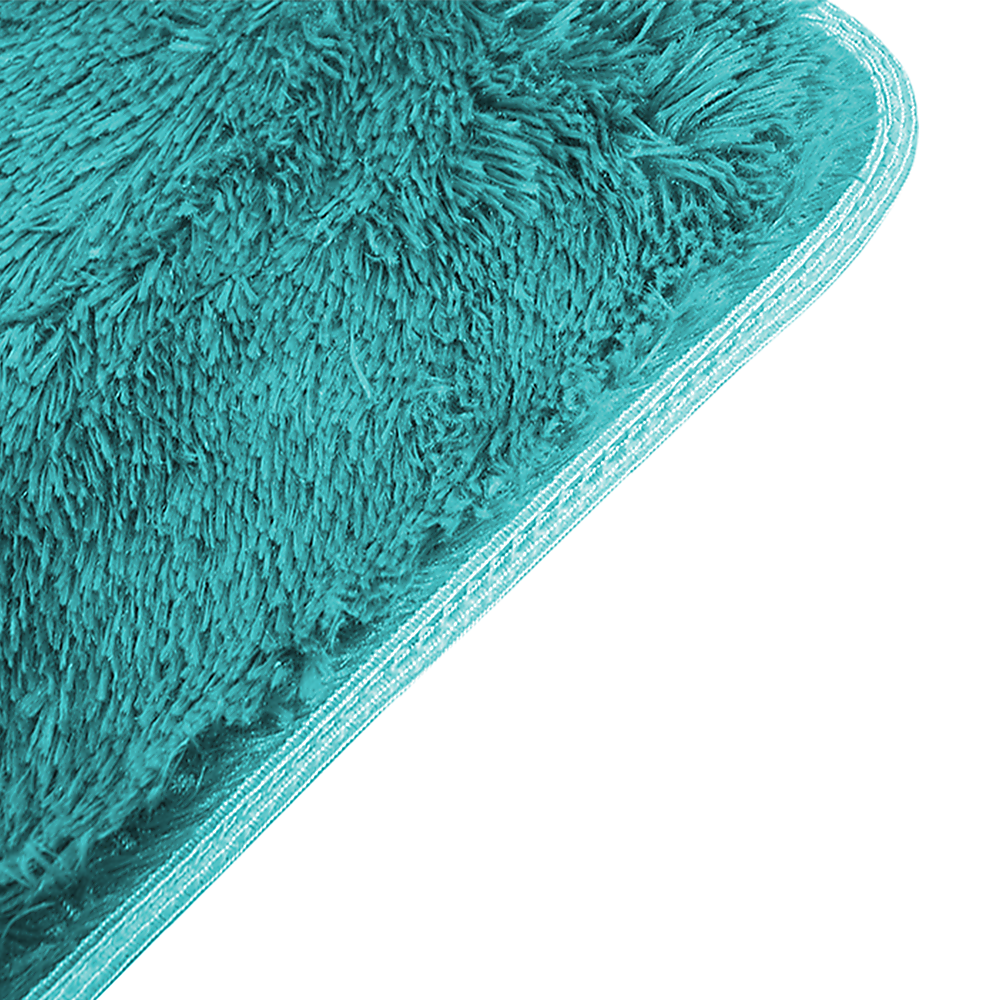 200x140cm Floor Rugs Large Shaggy Rug Area Carpet Bedroom Living Room Mat - Turquoise 4