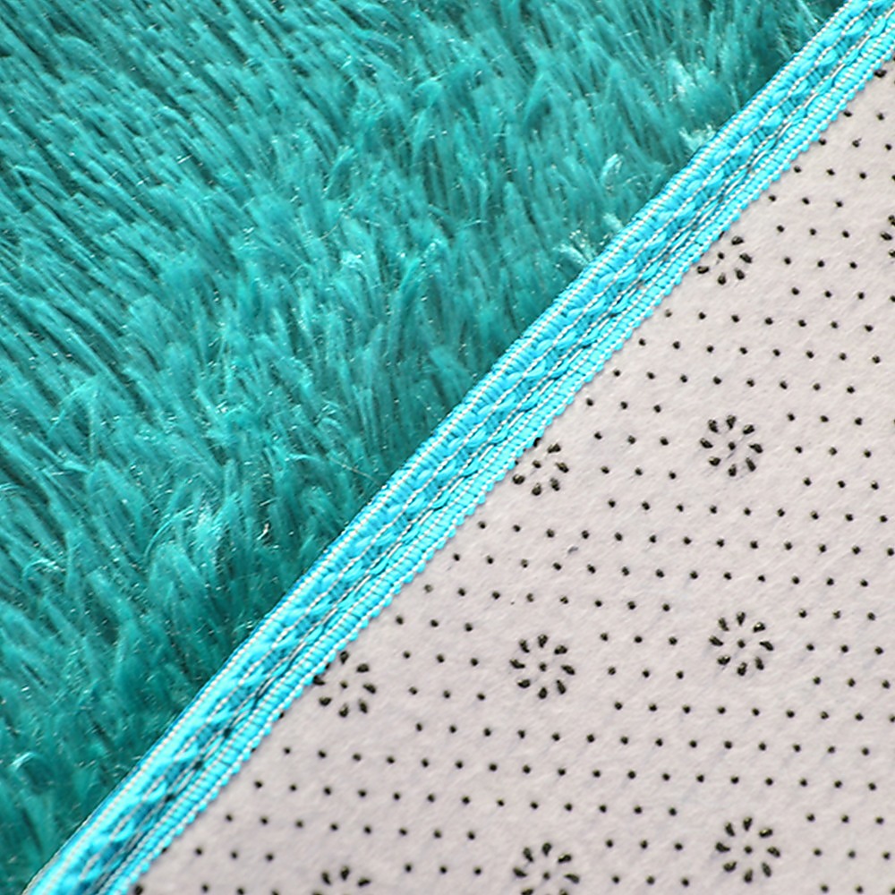 200x140cm Floor Rugs Large Shaggy Rug Area Carpet Bedroom Living Room Mat - Turquoise 5