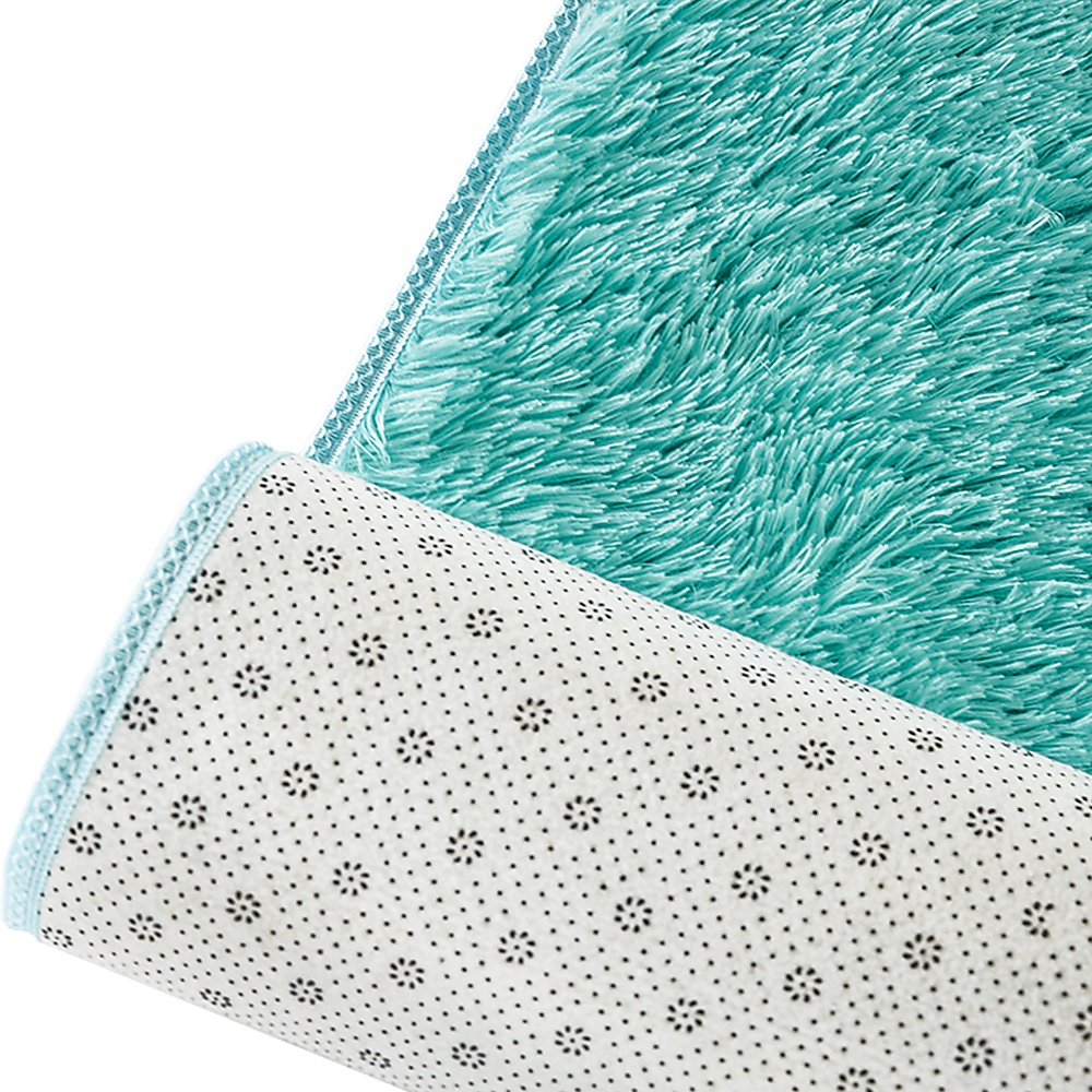 200x140cm Floor Rugs Large Shaggy Rug Area Carpet Bedroom Living Room Mat - Turquoise 6