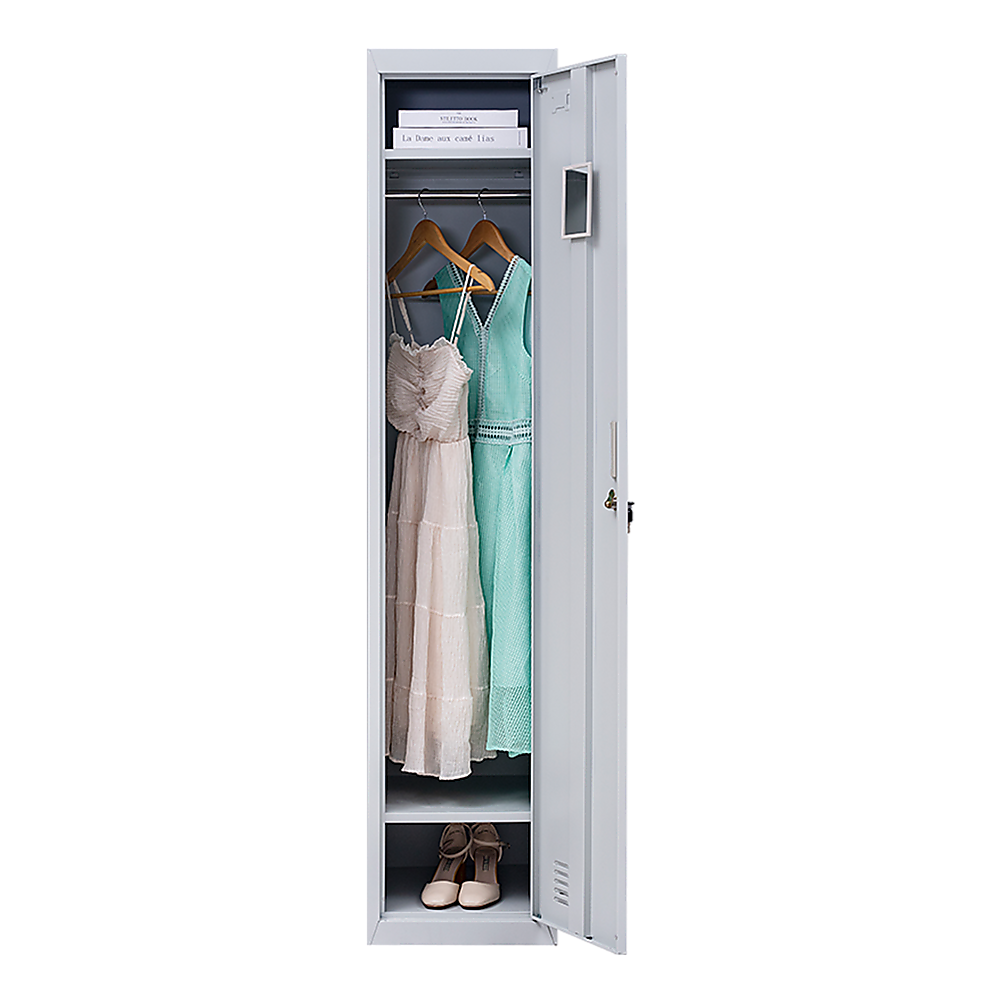 One-Door Office Gym Shed Clothing Locker Cabinet 5