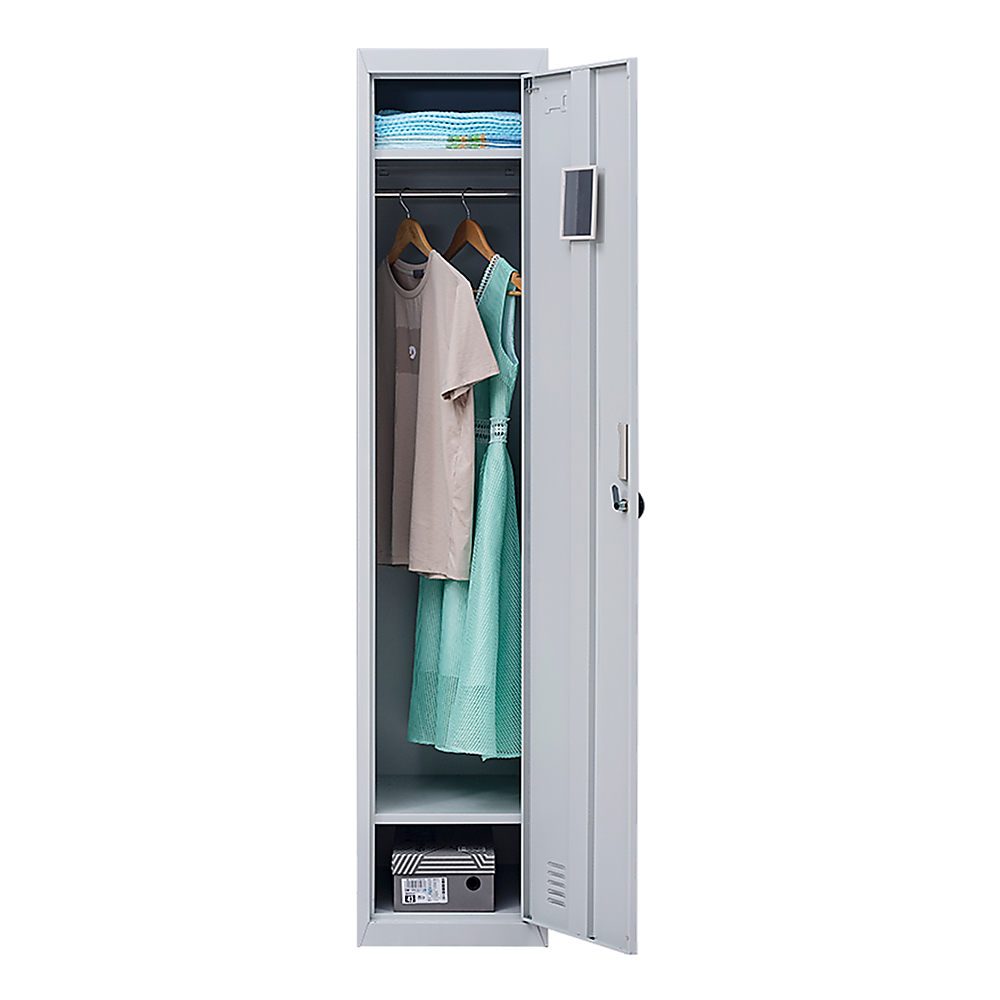 One-Door Office Gym Shed Clothing Locker Cabinet 5