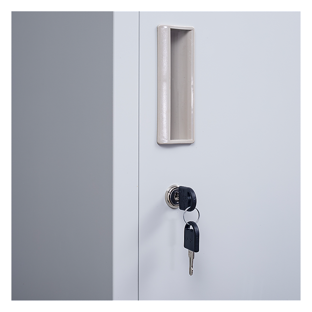 4-Door Vertical Locker for Office Gym Shed School Home Storage 4