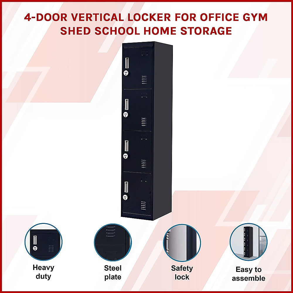 6-Door Locker for Office Gym Shed School Home Storage 3