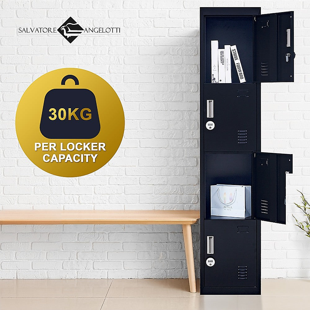6-Door Locker for Office Gym Shed School Home Storage 9
