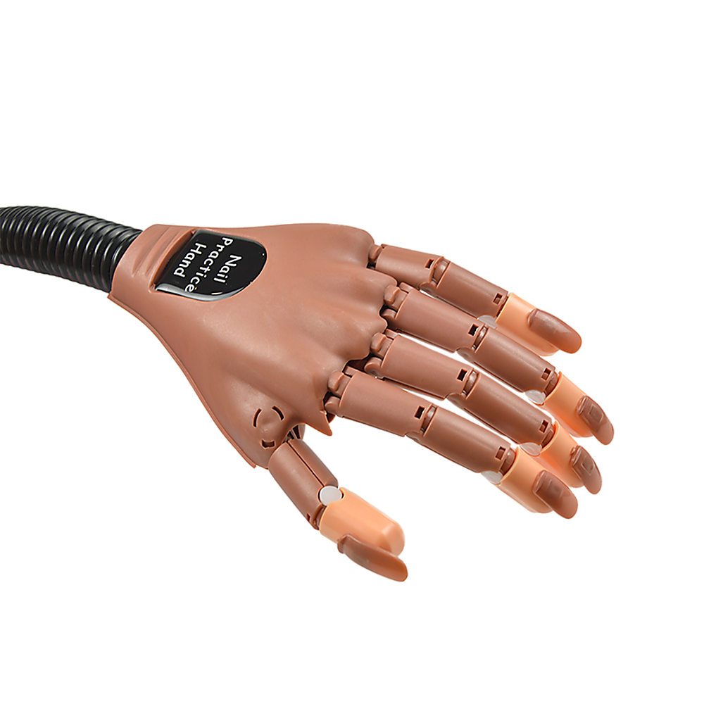 Practice Hand Model for Nail Art Training and Display Manicure with false nails 5