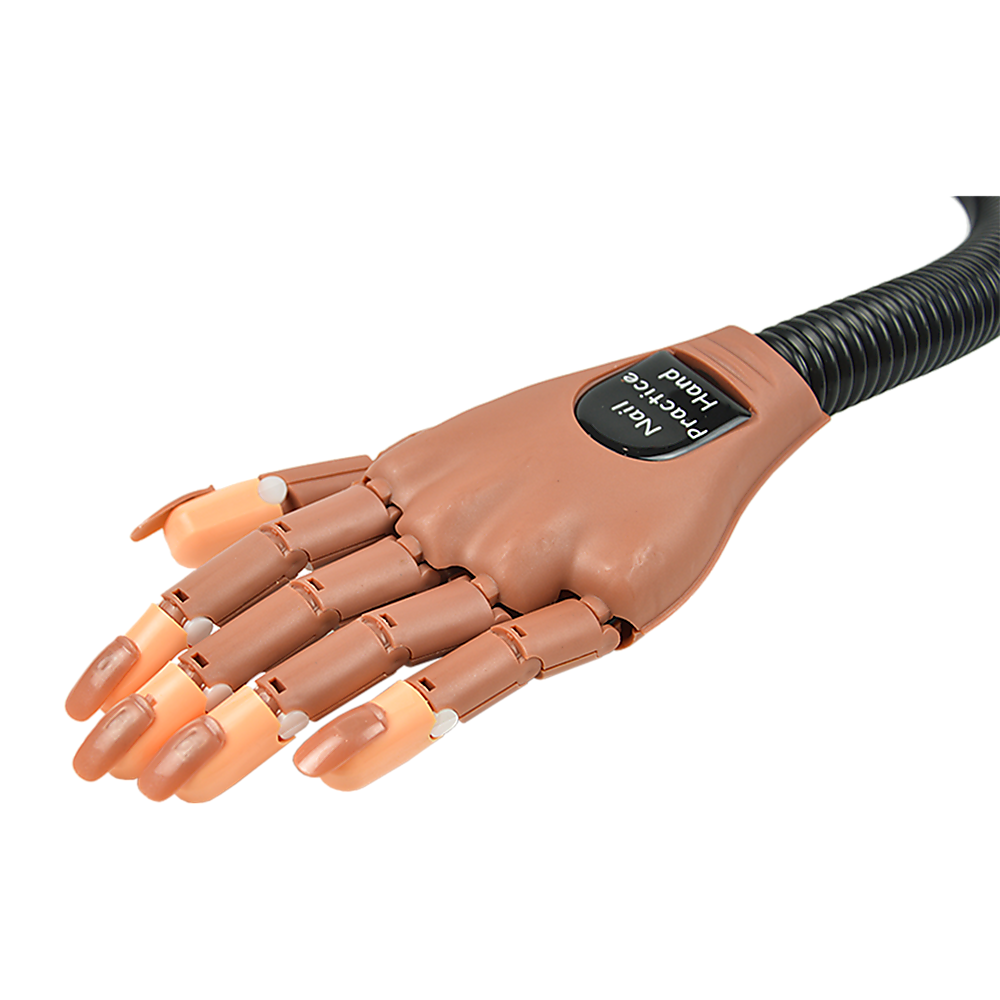 Practice Hand Model for Nail Art Training and Display Manicure with false nails 7