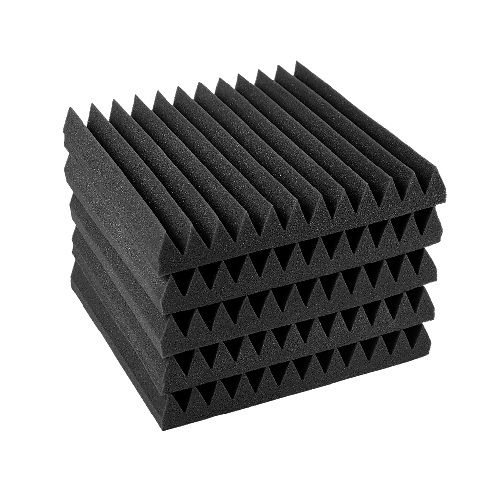 40pcs Studio Acoustic Foam Sound Absorbtion Proofing Panels Tiles Wedge 30X30CM 4