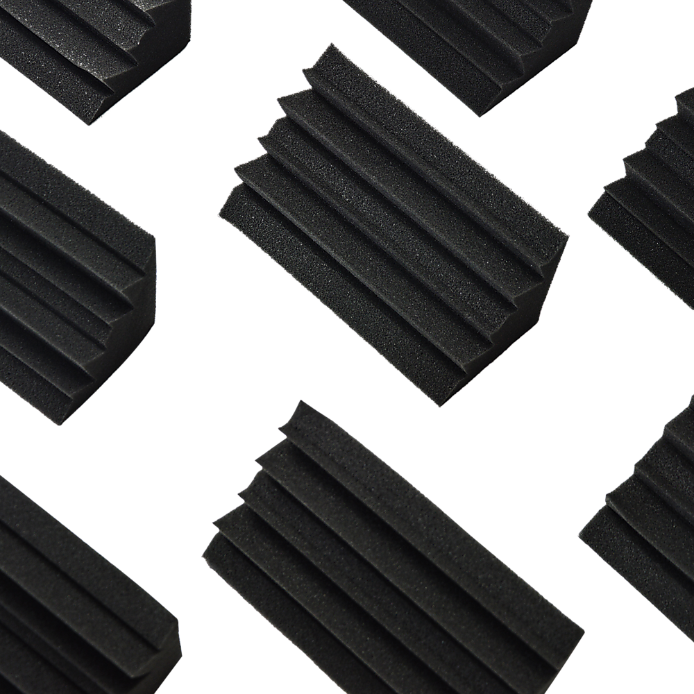 20pcs Studio Acoustic Foam Corner Bass Trap Sound Absorption Treatment Proofing 6