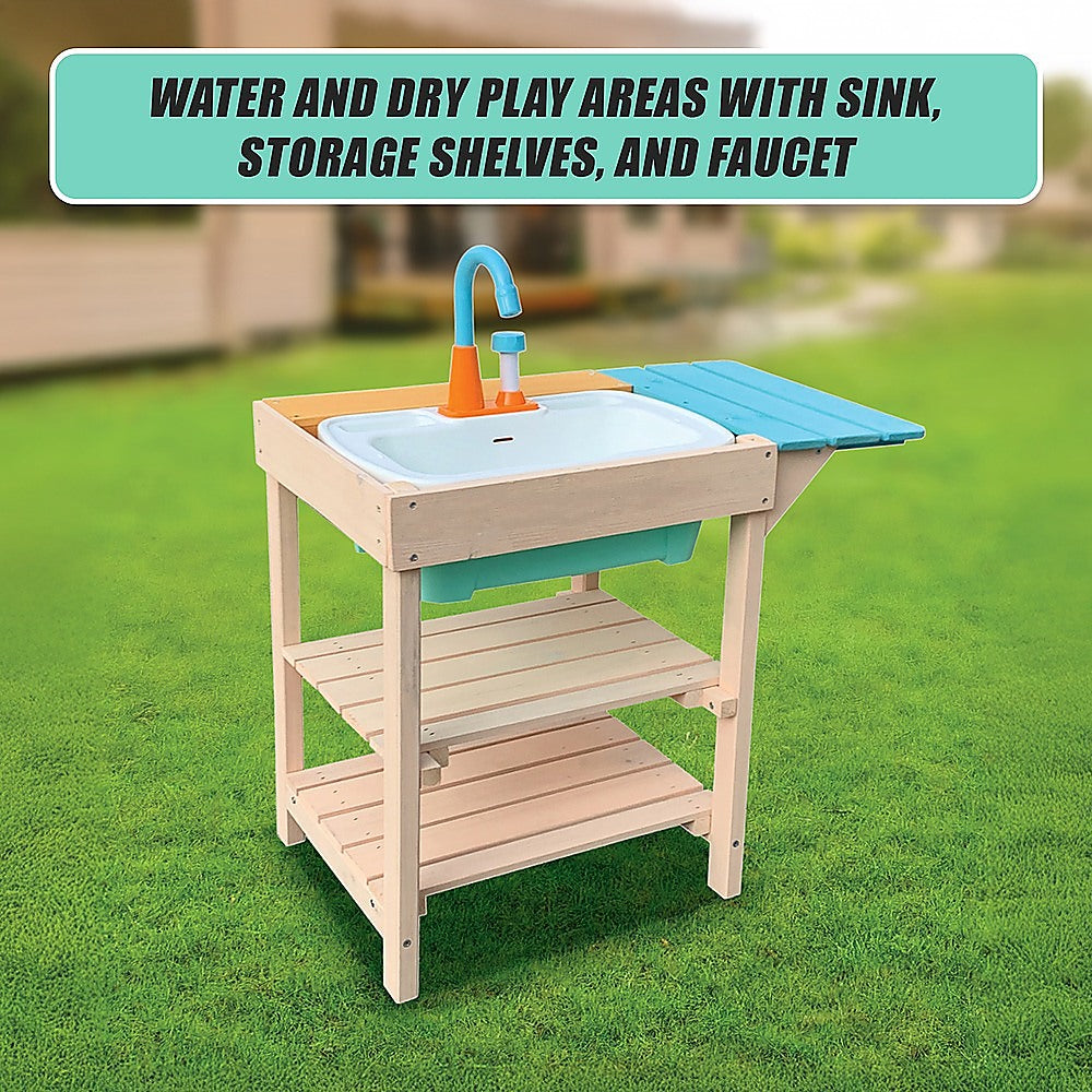 Childrens Outdoor Play Mud Kitchen Sand Pit 9