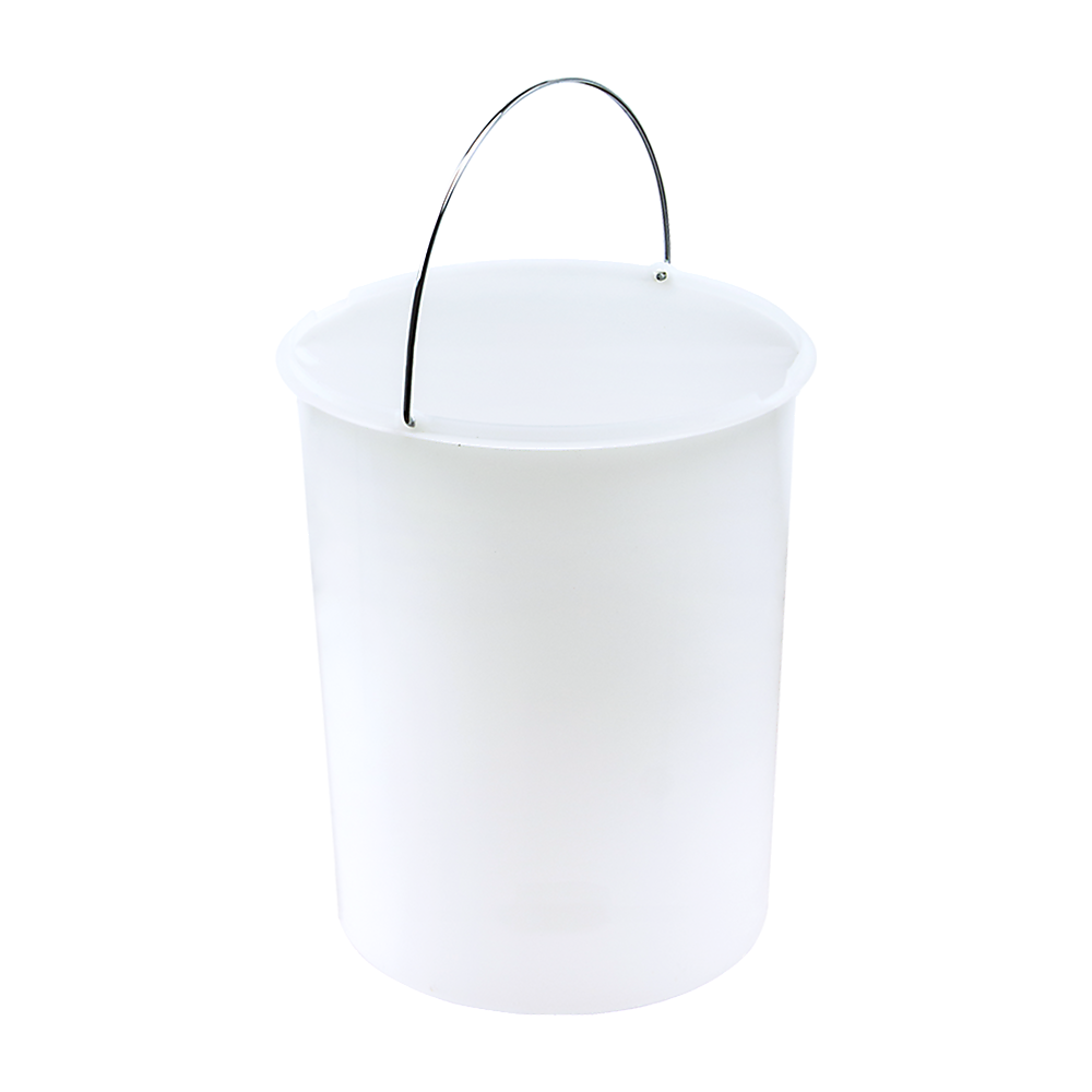 Kitchen Swing Pull Out Bin Stainless Steel Garbage Rubbish Waste Trash Can 14L 4