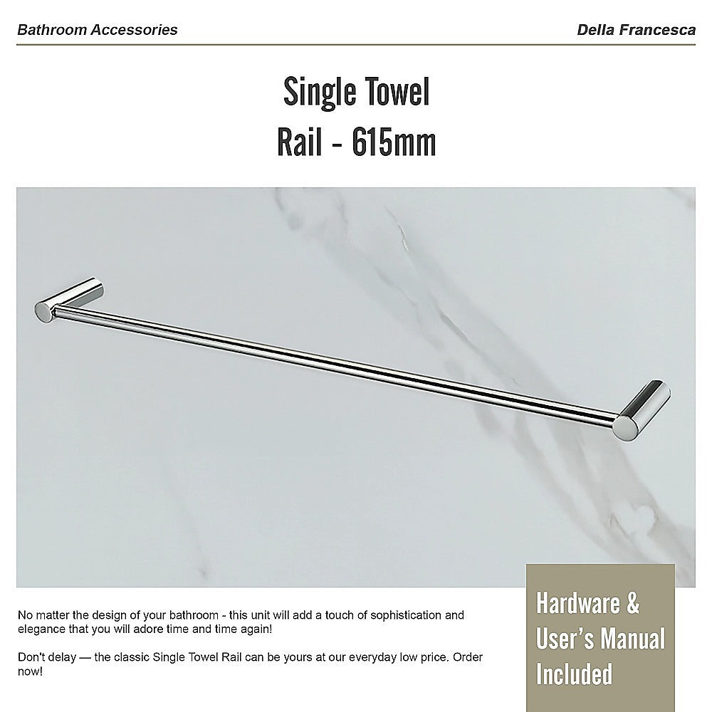 Single Towel Rail - 615mm 10