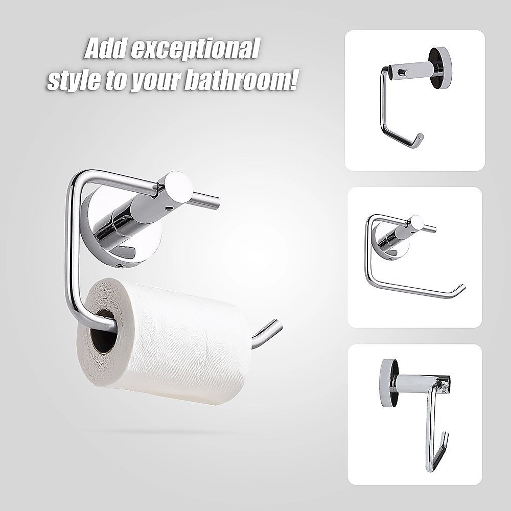 Classic Chrome Toilet Paper Holder Bathroom 8
