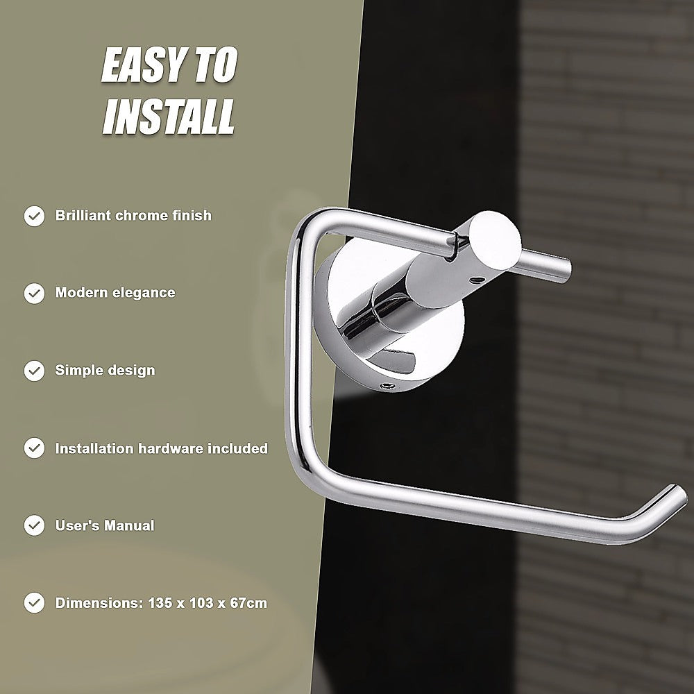 Classic Chrome Toilet Paper Holder Bathroom 11