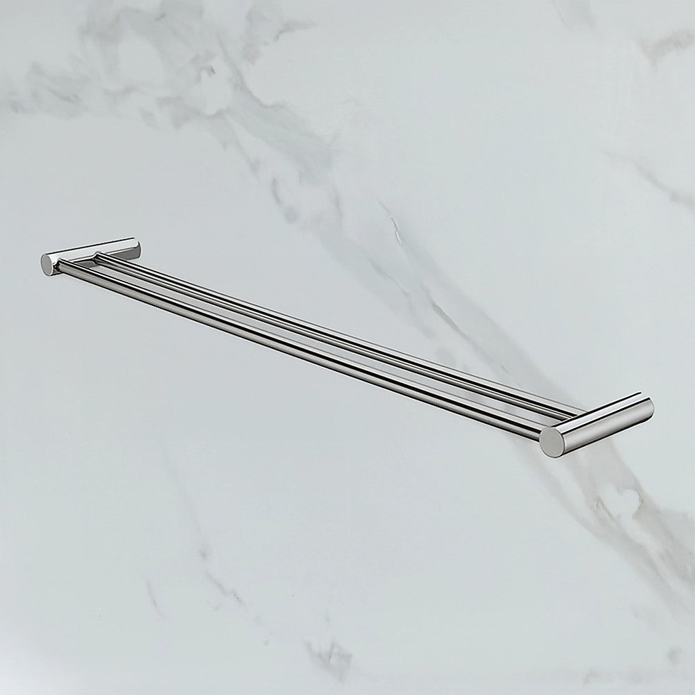 Double Towel Rail Grade 304 Stainless Steel 620mm 6
