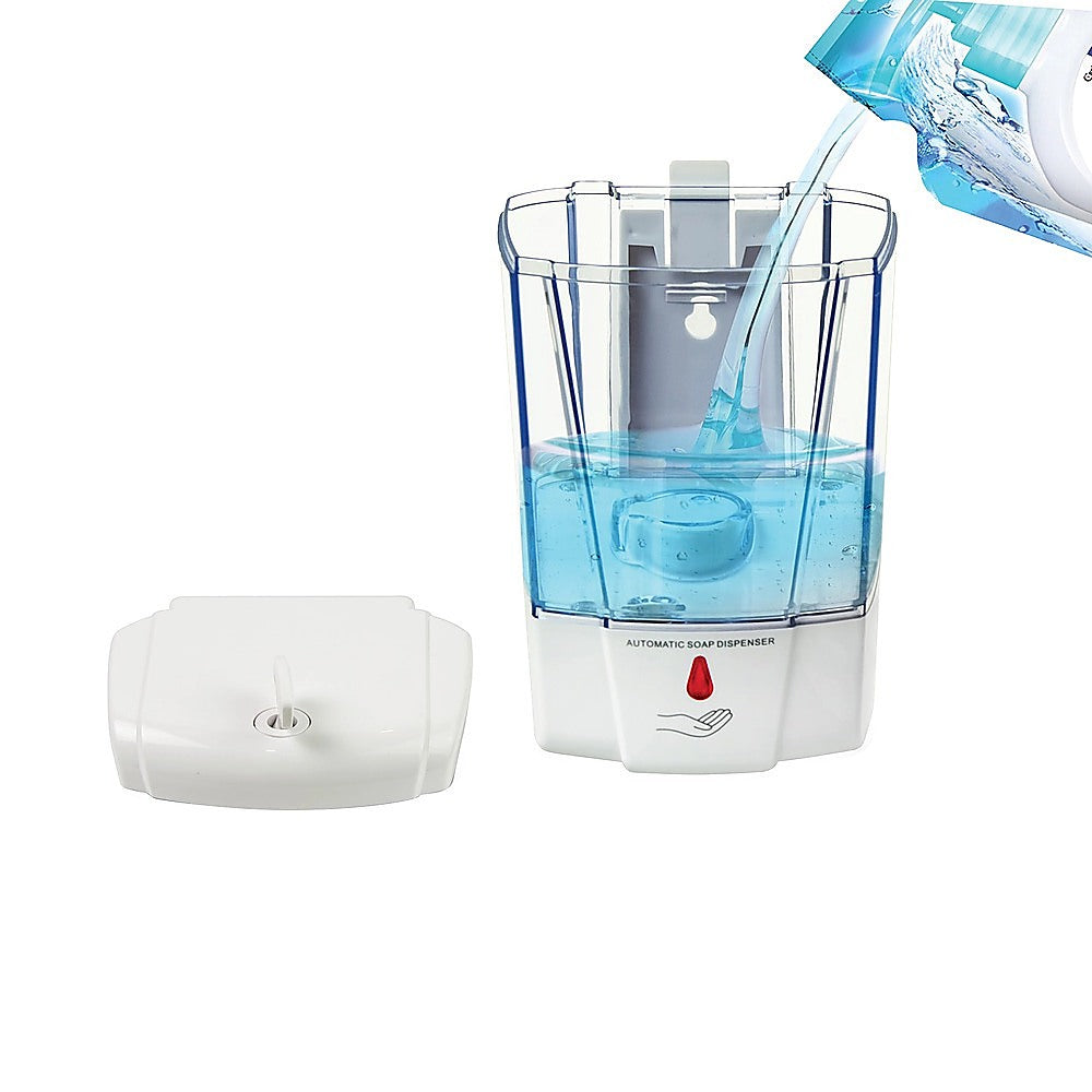 Automatic Liquid Soap/Alcohol Sanitizer Dispenser 700ML Hands-Free Sensor Wall 4