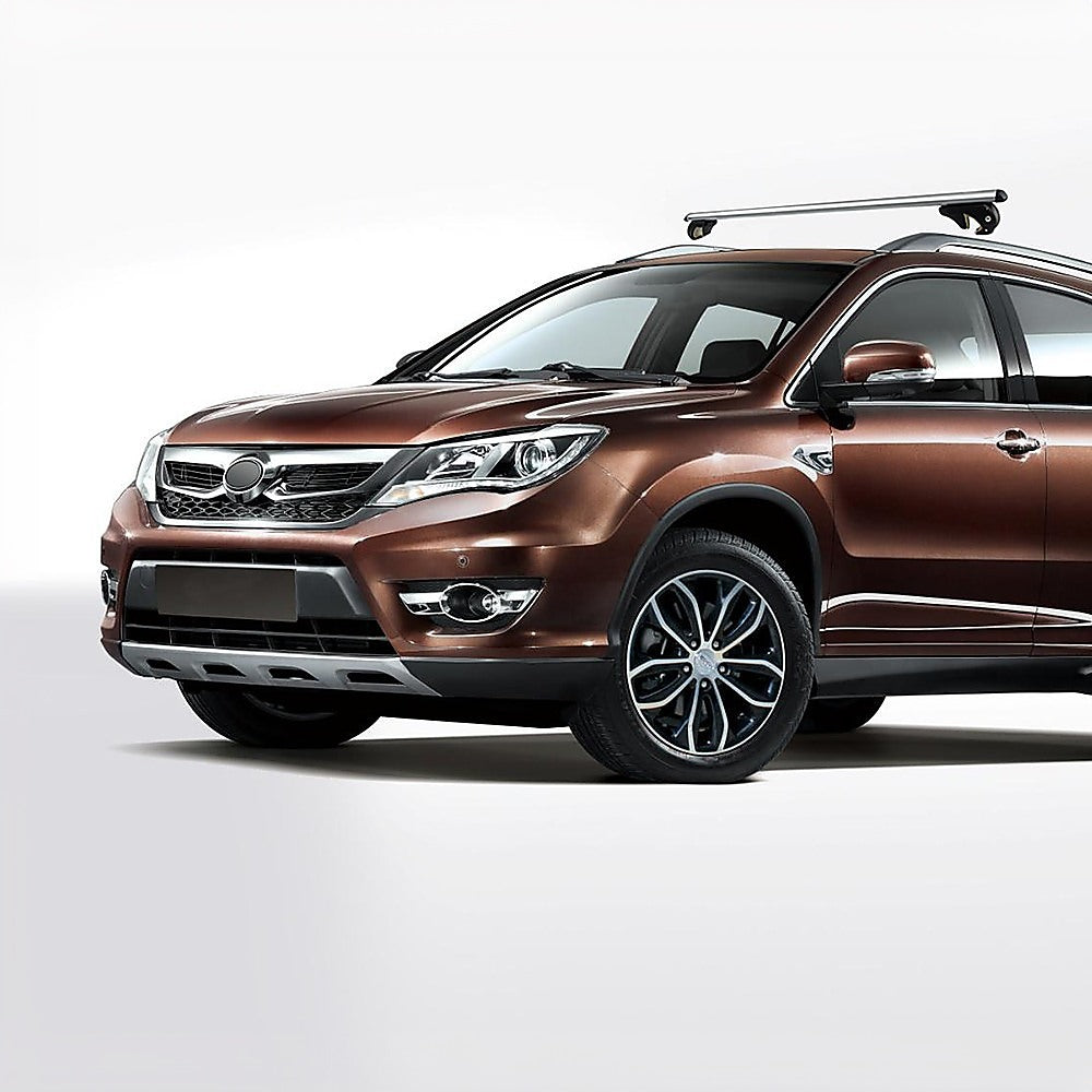 Universal Car Top Roof Rail Rack Cross Bar Aluminium Lockable 1350MM 7