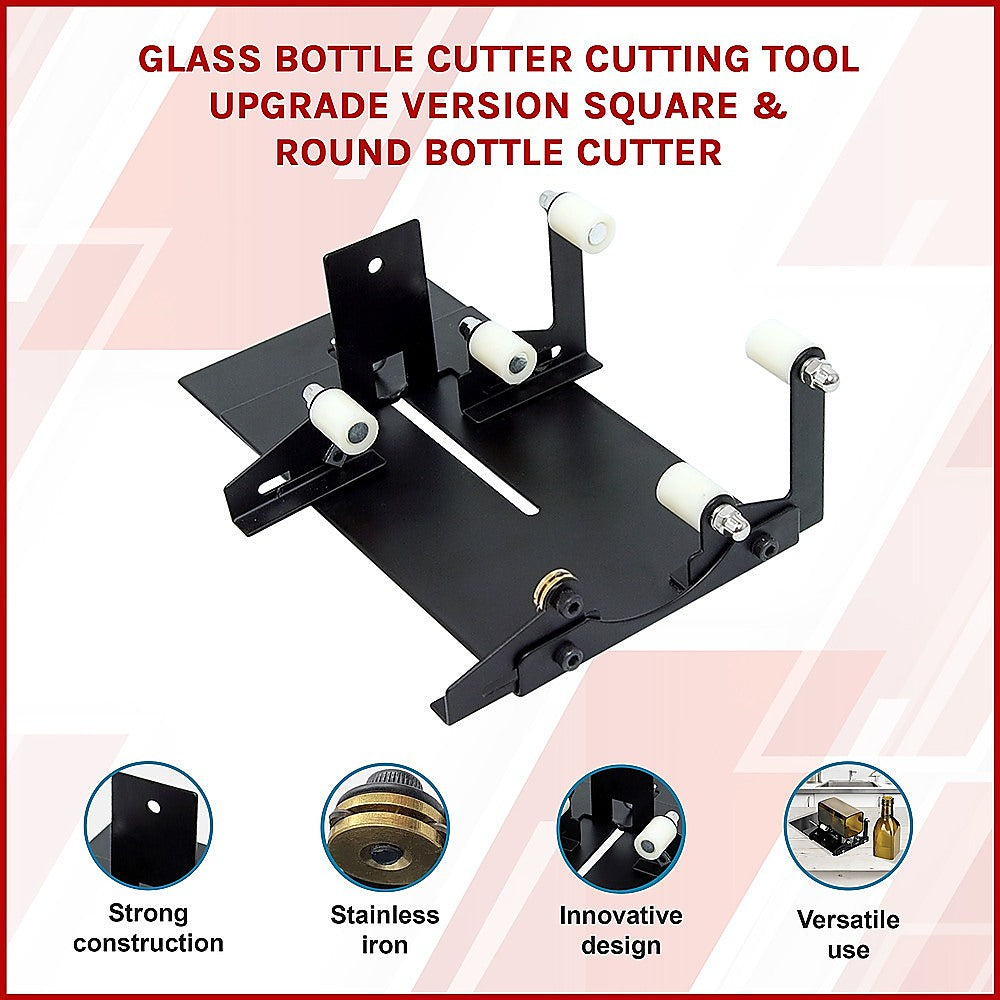 Glass Bottle Cutter Cutting Tool Upgrade Version Square & Round Bottle Cutter 3
