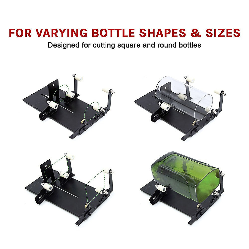 Glass Bottle Cutter Cutting Tool Upgrade Version Square & Round Bottle Cutter 11
