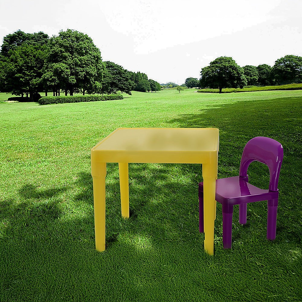 Kids Table and Chairs Play Set Toddler Child Toy Activity Furniture In-Outdoor 5