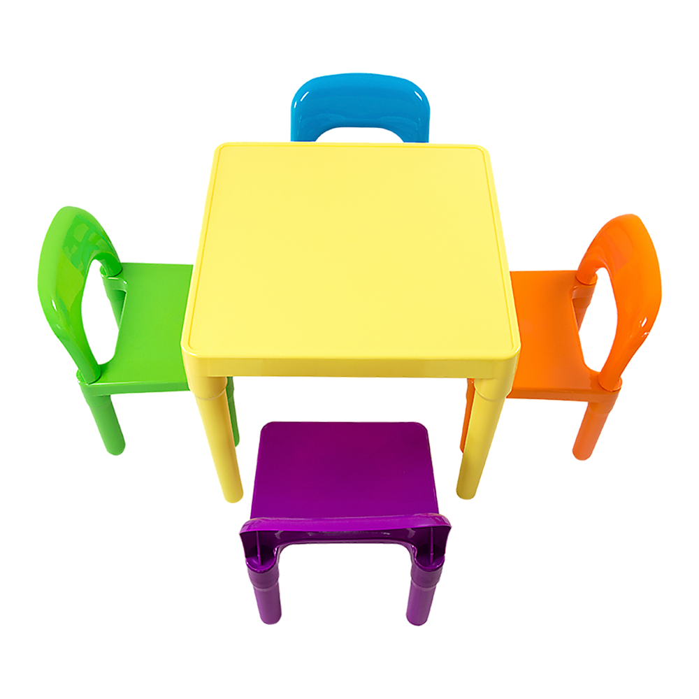 Kids Table and Chairs Play Set Toddler Child Toy Activity Furniture In-Outdoor 7