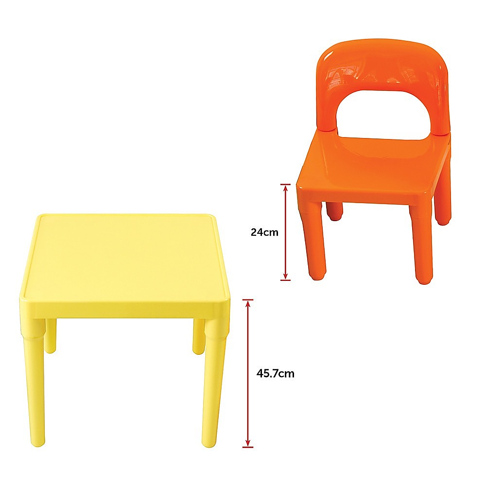 Kids Table and Chairs Play Set Toddler Child Toy Activity Furniture In-Outdoor 12
