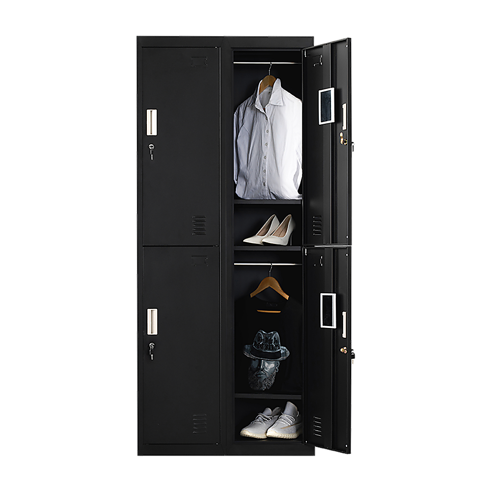 Four-Door Office Gym Shed Storage Locker 9