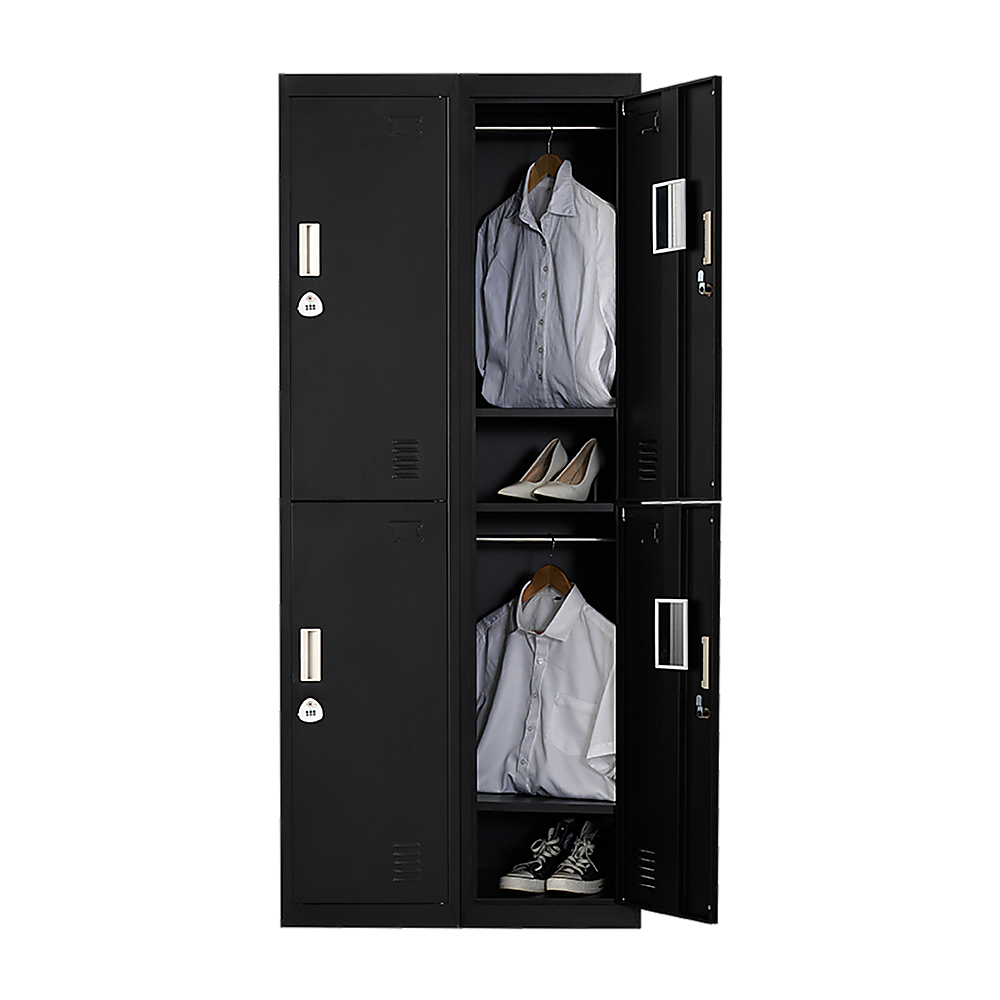 Four-Door Office Gym Shed Storage Locker 9