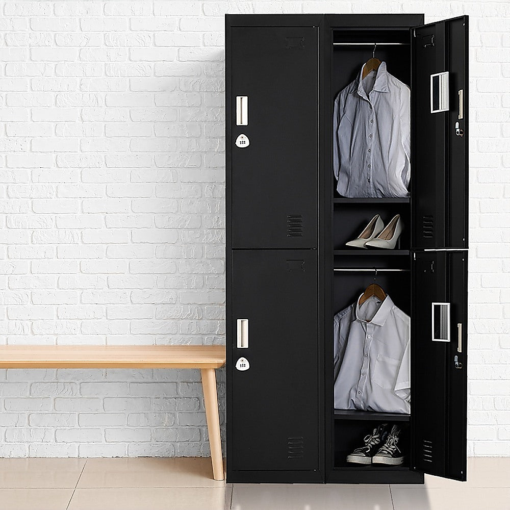 Four-Door Office Gym Shed Storage Locker 10