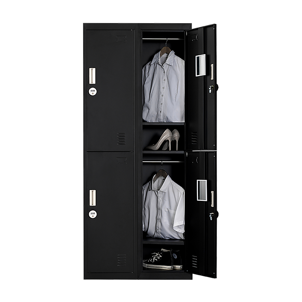 Four-Door Office Gym Shed Storage Locker 7