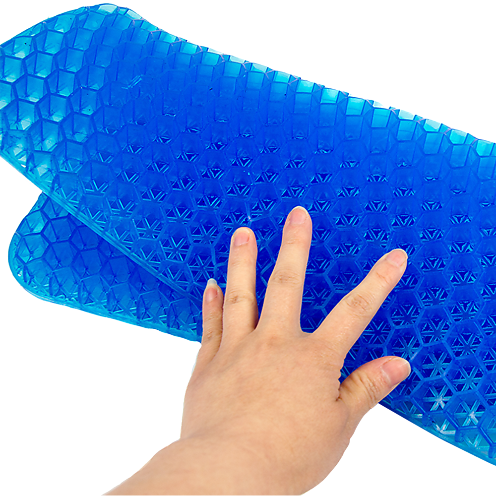 Gel Chair Seat Cushion For Lower Back Pain Pressure Relief Wheelchair Car Office 6